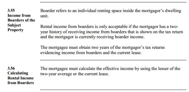 hud policy renting room