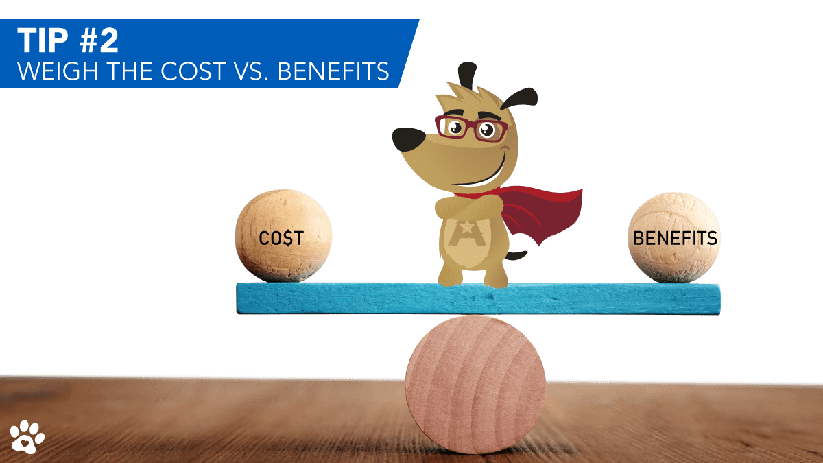ARLO explaining costs vs benefit