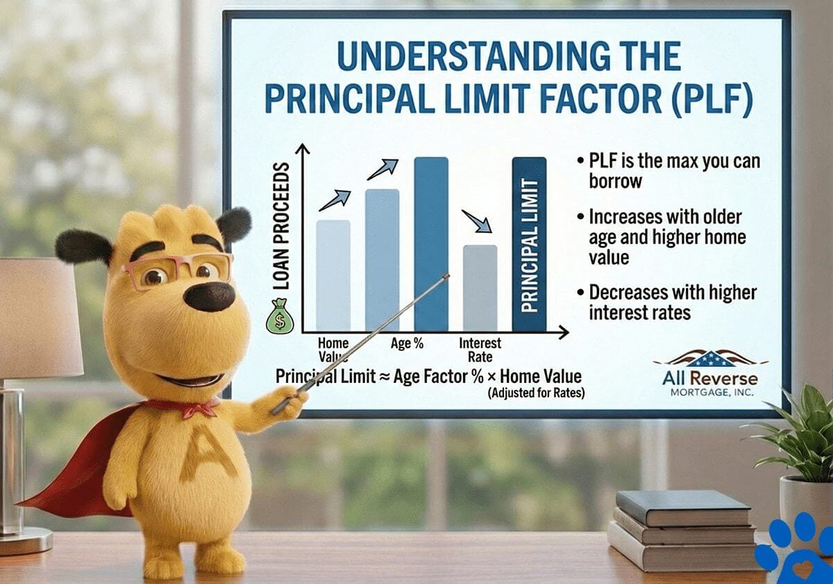 Understanding the reverse mortgage principal limit factor showing how age, home value, and interest rates affect loan proceeds